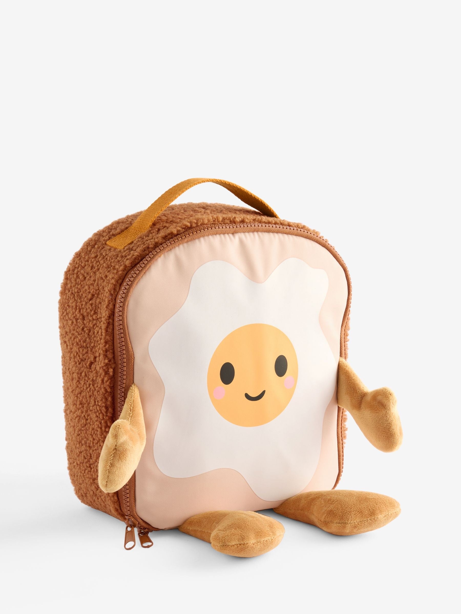 Eggs On Toast character lunch bag with thermal insulation, British product
