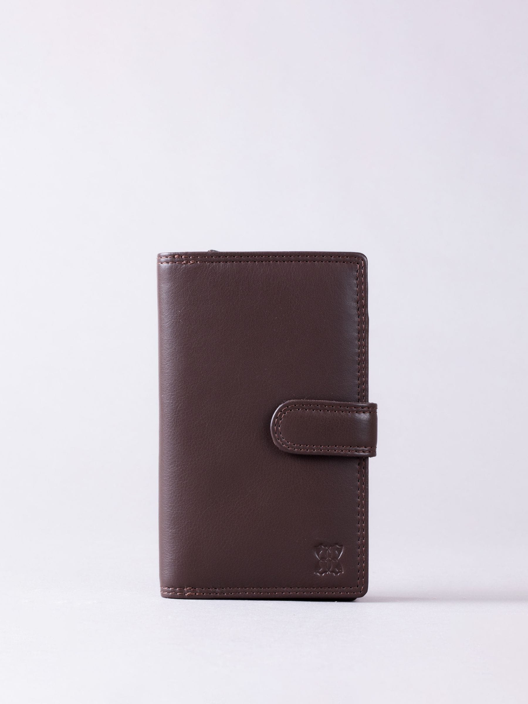 Lakeland Leather Black Medium Tab Purse