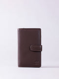 Lakeland Leather Black Medium Tab Purse