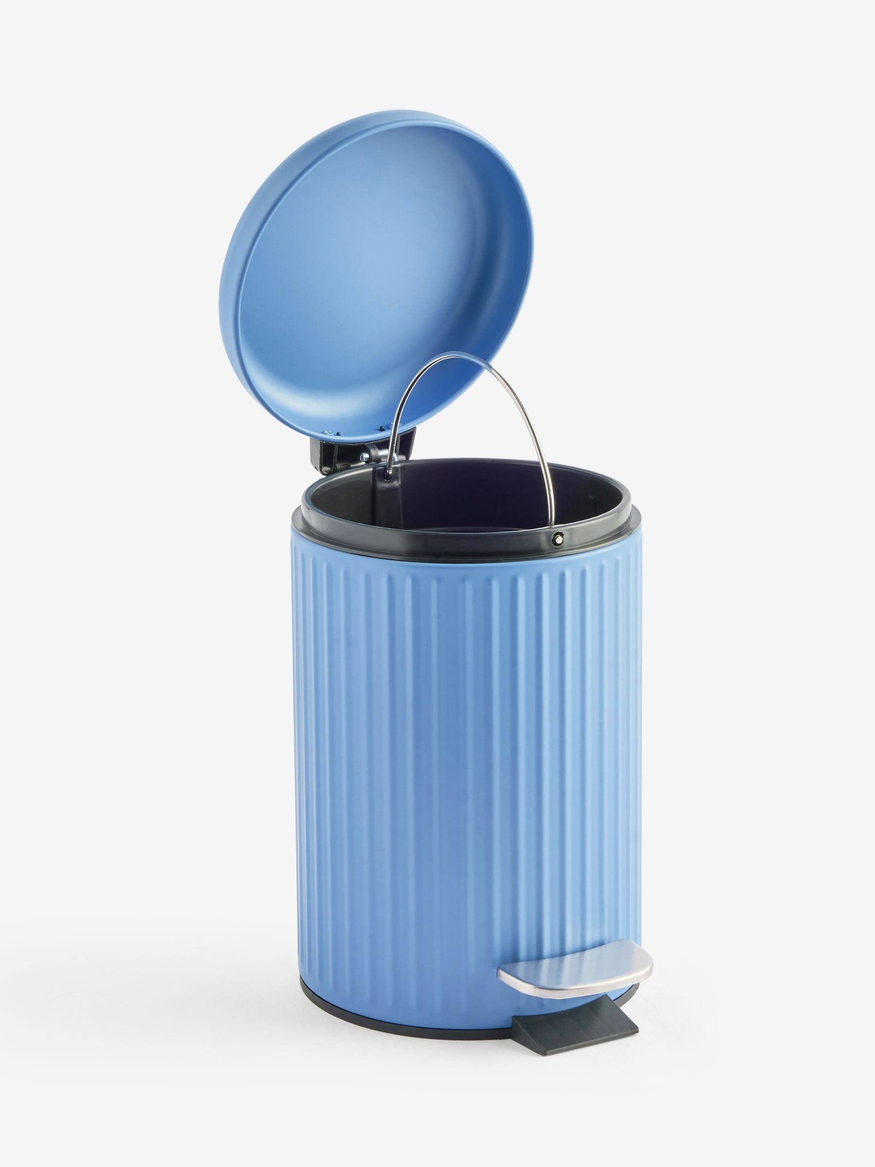 Blue Rib Soft Close 3 Litre Pedal Bin
