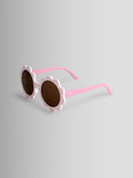 JoJo Maman Bébé pink gingham flower sunglasses - British product