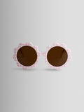 JoJo Maman Bébé pink gingham flower sunglasses - British product