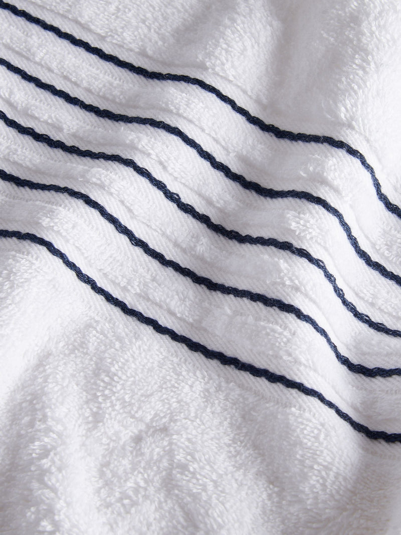 Duchamp brand stripe cotton bath towel, UK version