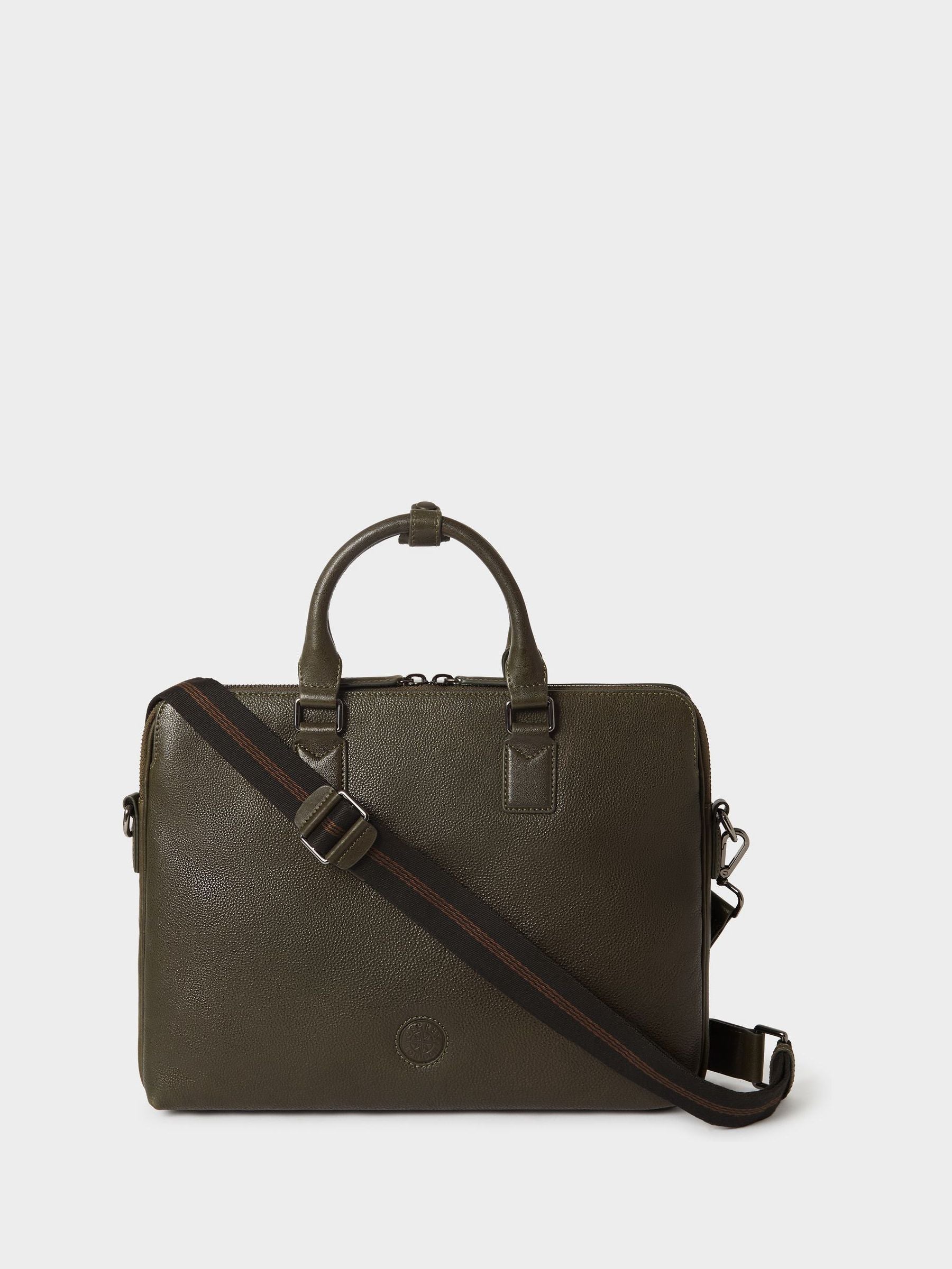 Osprey London Green The Compass Leather Laptop Bag
