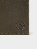 Osprey London green leather Compass passport holder (British brand)