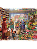 Kidikraft Greengrocer 1000 piece jigsaw puzzle with Christmas scene - British product