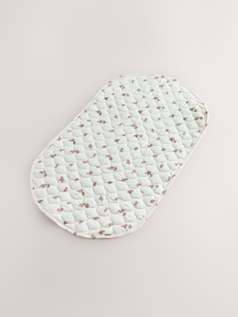 Neutral Hamish baby changing liner in cotton, UK version
