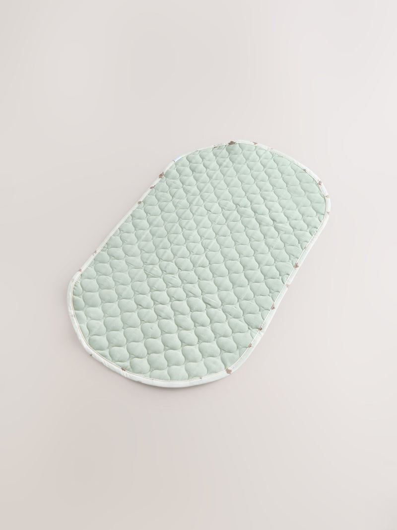 Neutral Hamish baby changing liner in cotton, UK version