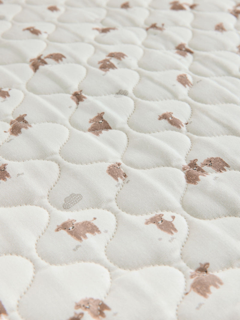 Neutral Hamish baby changing liner in cotton, UK version