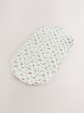 Neutral Hamish baby changing liner in cotton, UK version