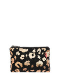 SCAMP & DUDE black swag bag leopard lightning bolt print, imported from the UK
