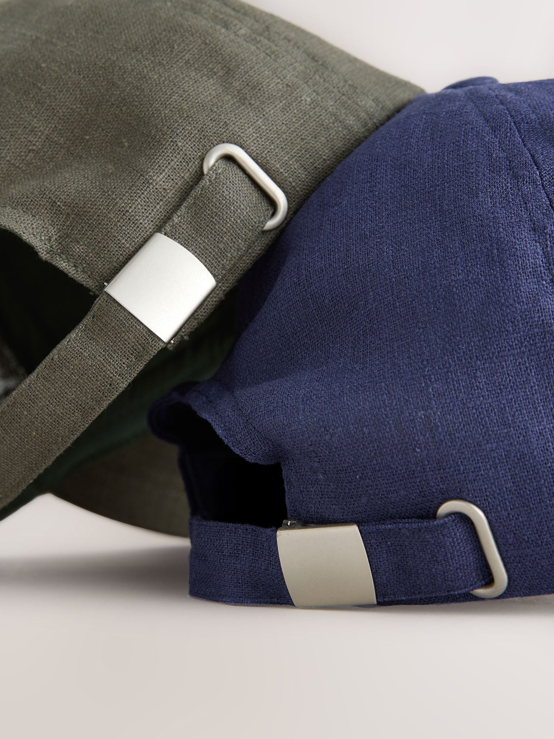 Blue and green baseball caps 2 pack - British product