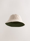 Linen bucket hat pack khaki green stone, imported from the UK