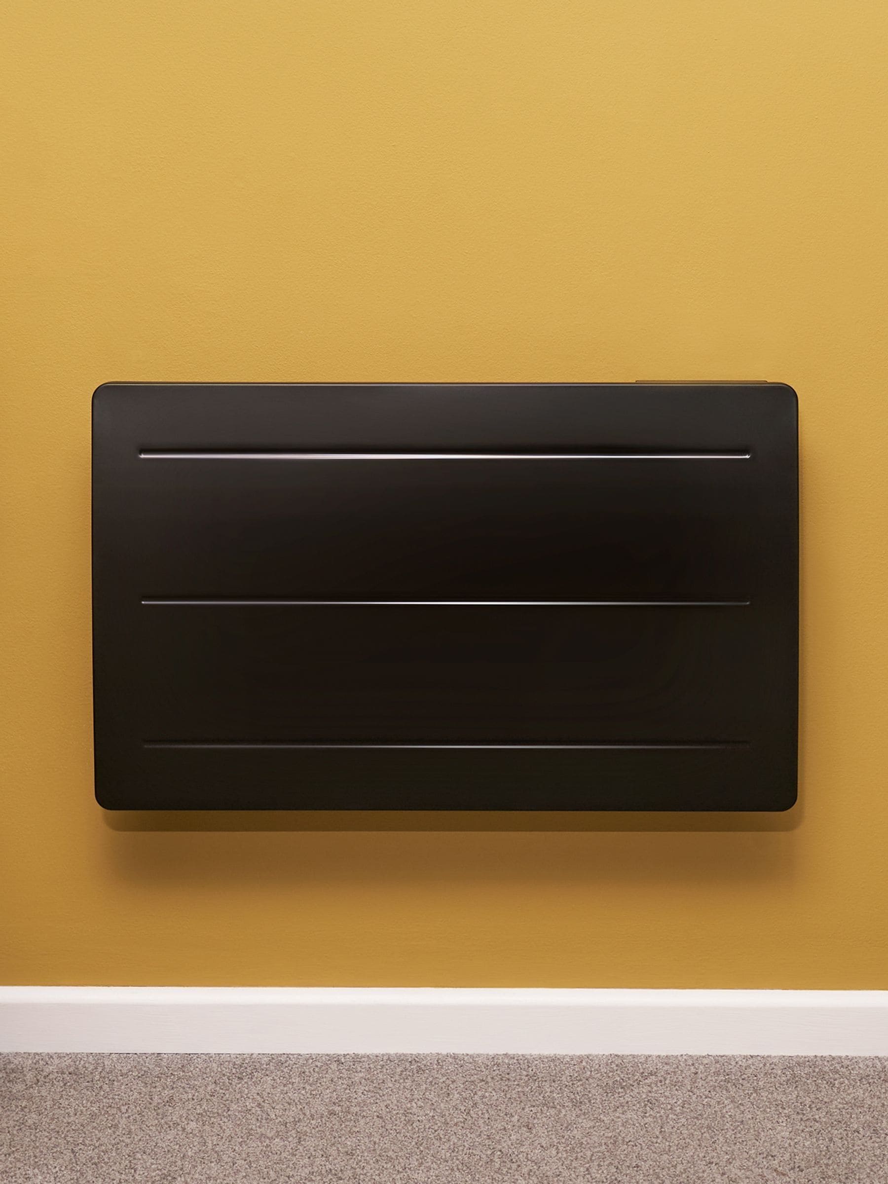 Adam Black Onyx 1500W ceramic core electric radiator - British product
