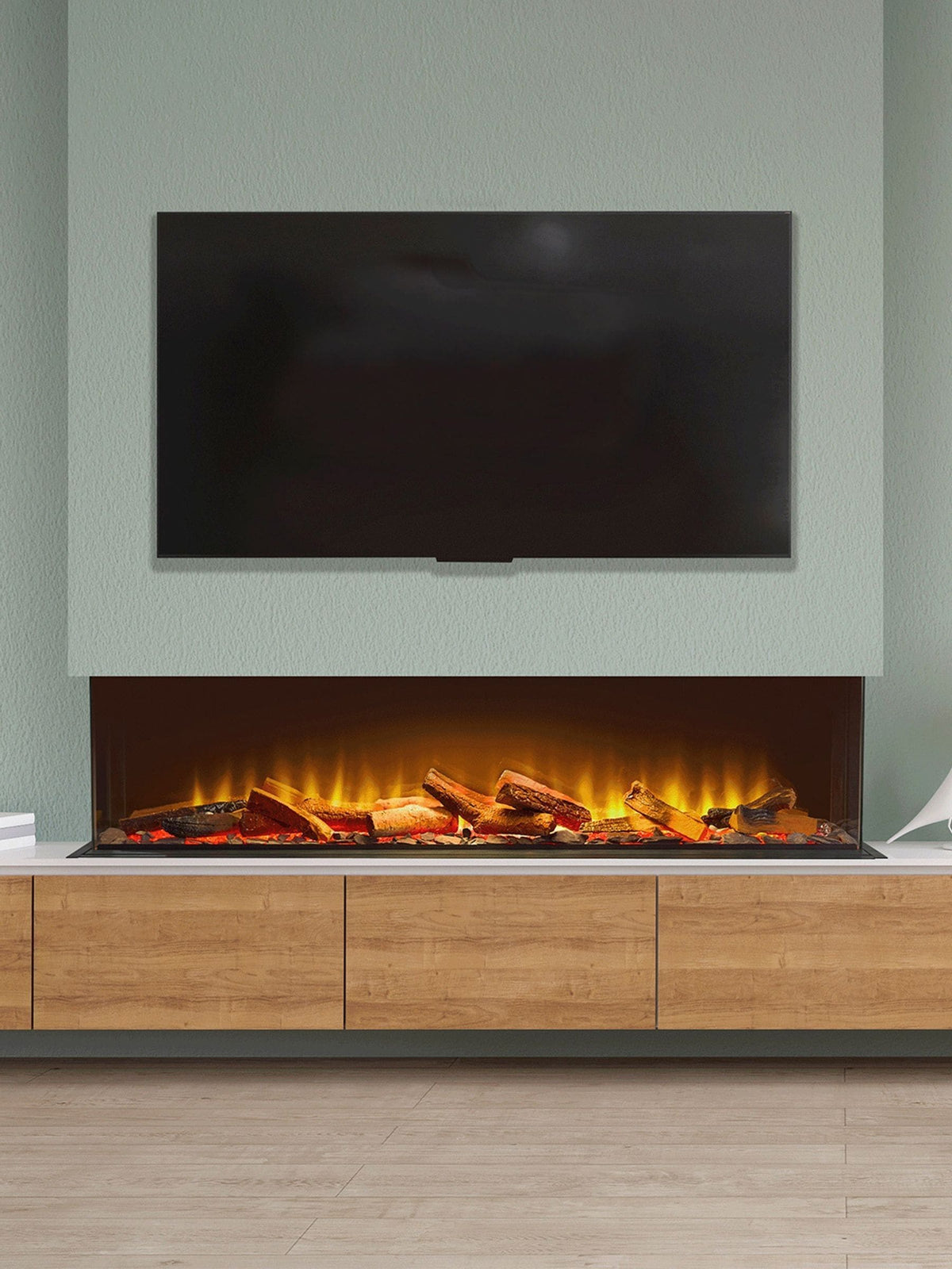 Acantha Aspire 125 panoramic electric fire, UK version