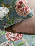 Esselle Home pink chinoiserie cushion 50cm, imported from the UK
