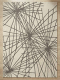 Esselle Home charcoal wool rug 120x170cm, UK version