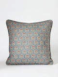 Esselle Home grey floral cushion 50x50cm, imported from the UK