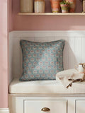 Esselle Home grey floral cushion 50x50cm, imported from the UK