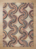 Esselle Home multicoloured geometric wool rug, UK version