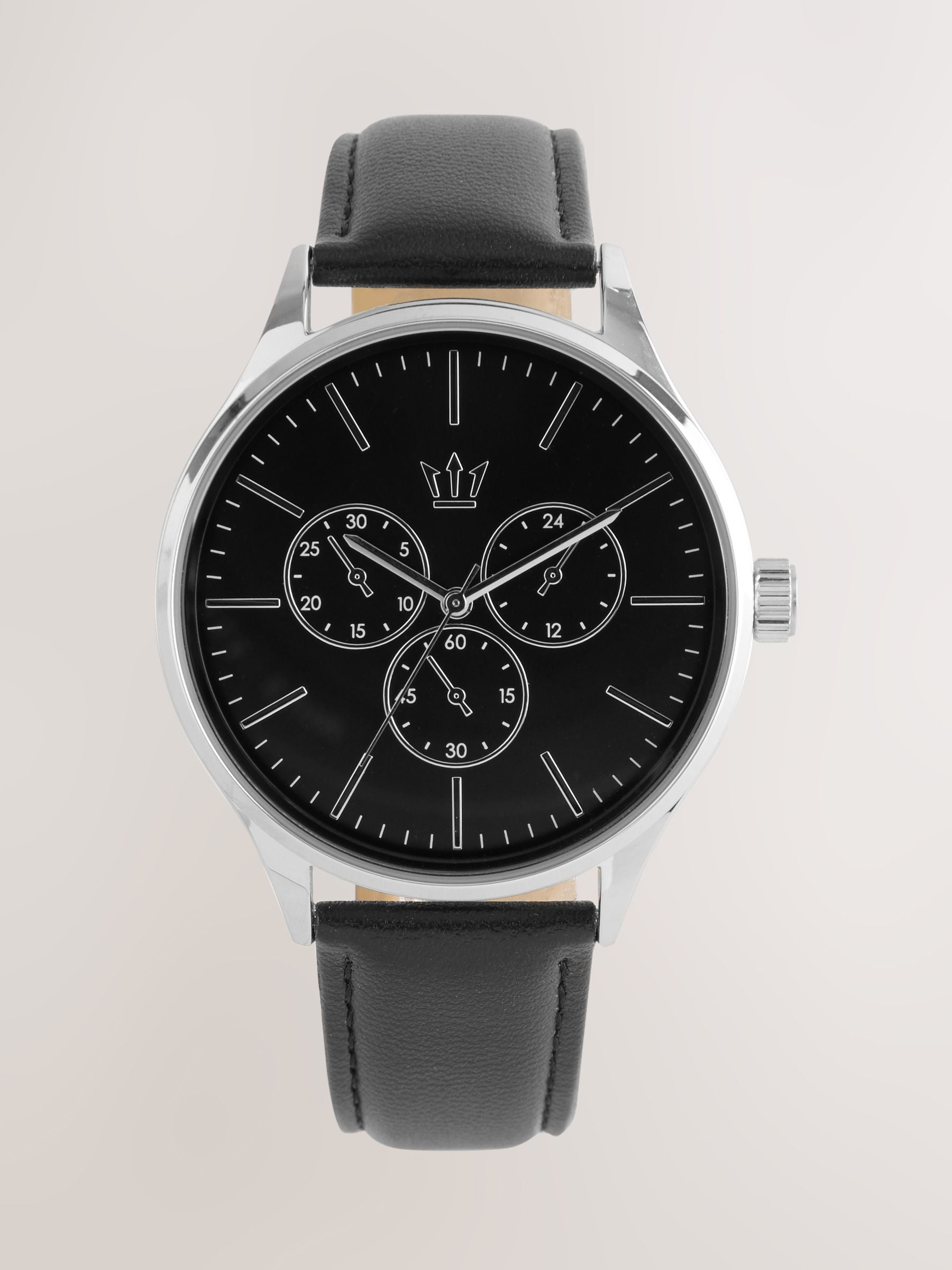 Black Classic Strap Watch - British product