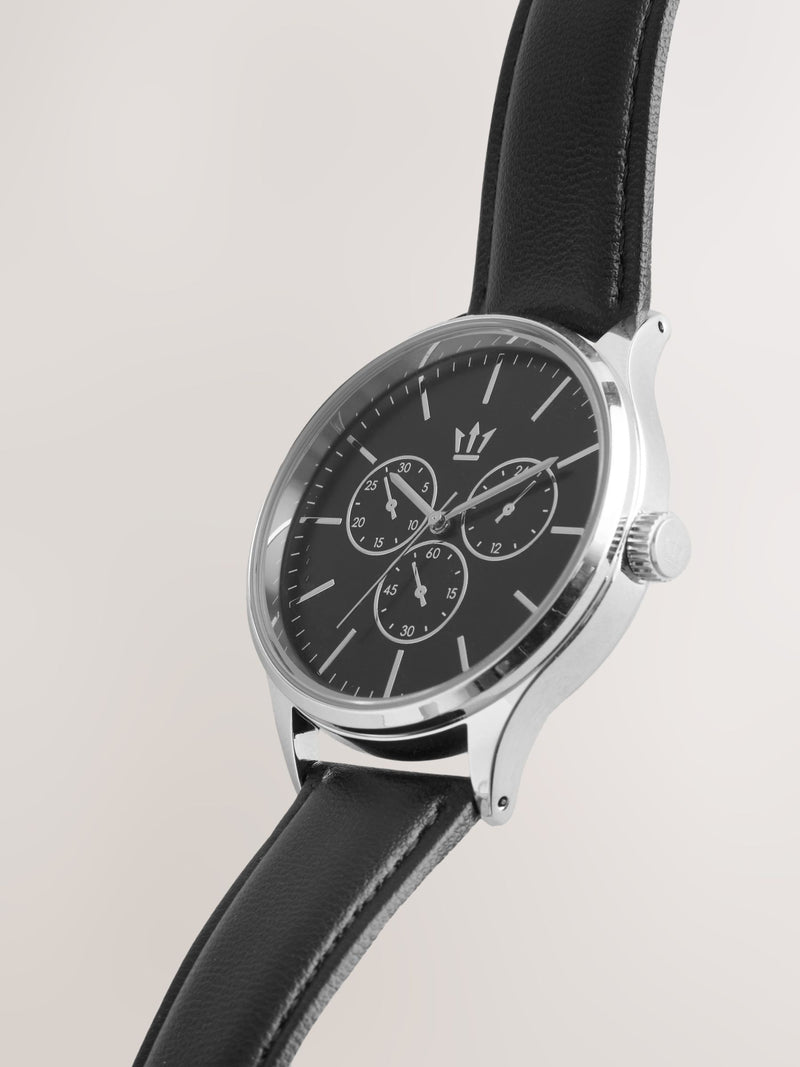Black Classic Strap Watch - British product