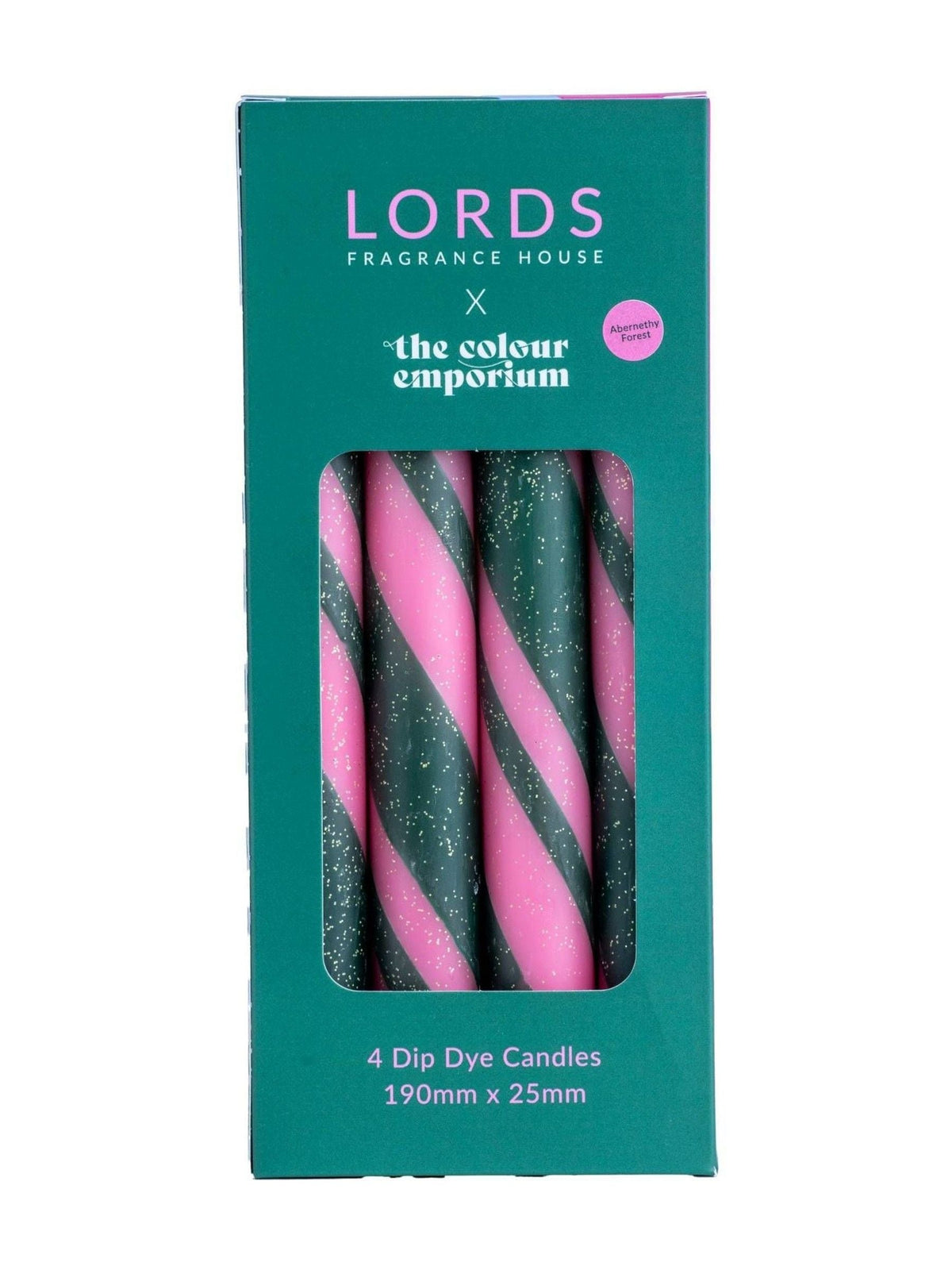 Lords Fragrance House Glencoe dinner candles set of 4 - British product
