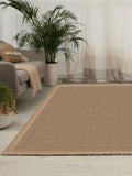 Arthouse herringbone weave jute effect rug 120x170cm - British product