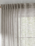 Yard Grey Cirrus Sheer Curtain Panel