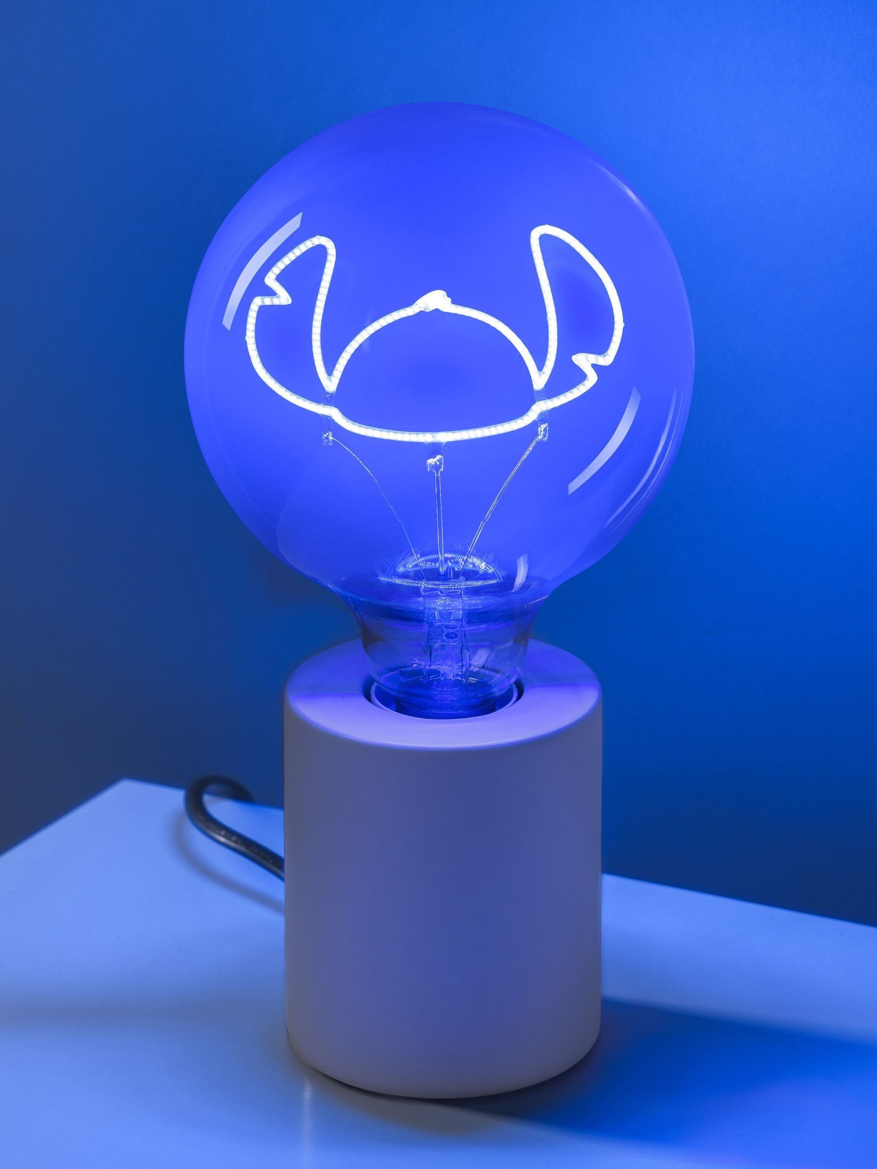 Disney Stitch LED neon bulb lamp 24.3cm tall - British product