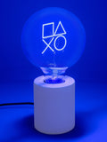 PlayStation LED Neon Bulb Lamp blue glow with ceramic base, UK version