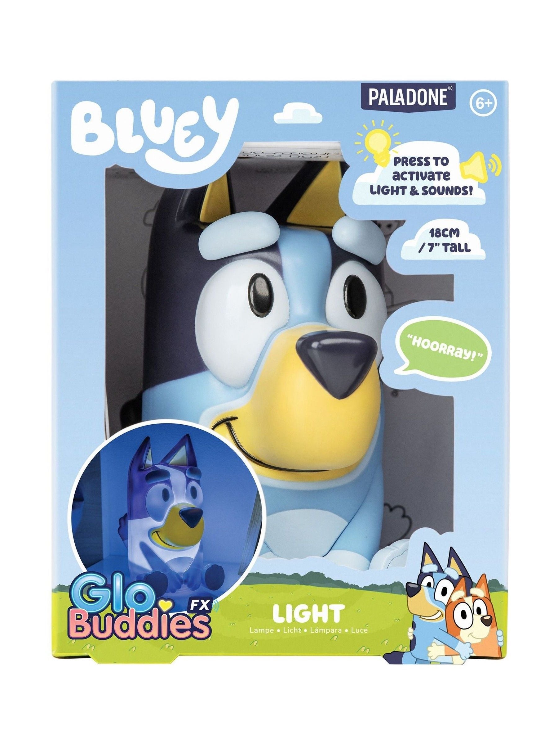 Bluey GloBuddies night light 18cm - British product