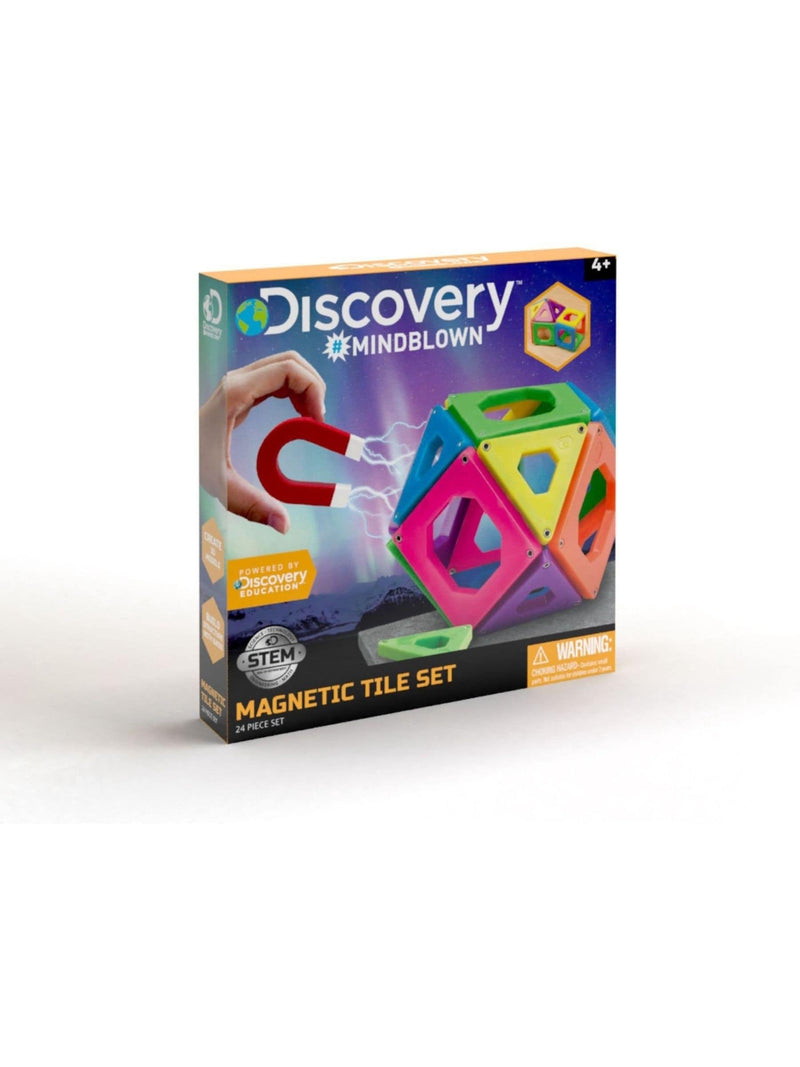 Discovery magnetic tiles toy 24 piece, UK version