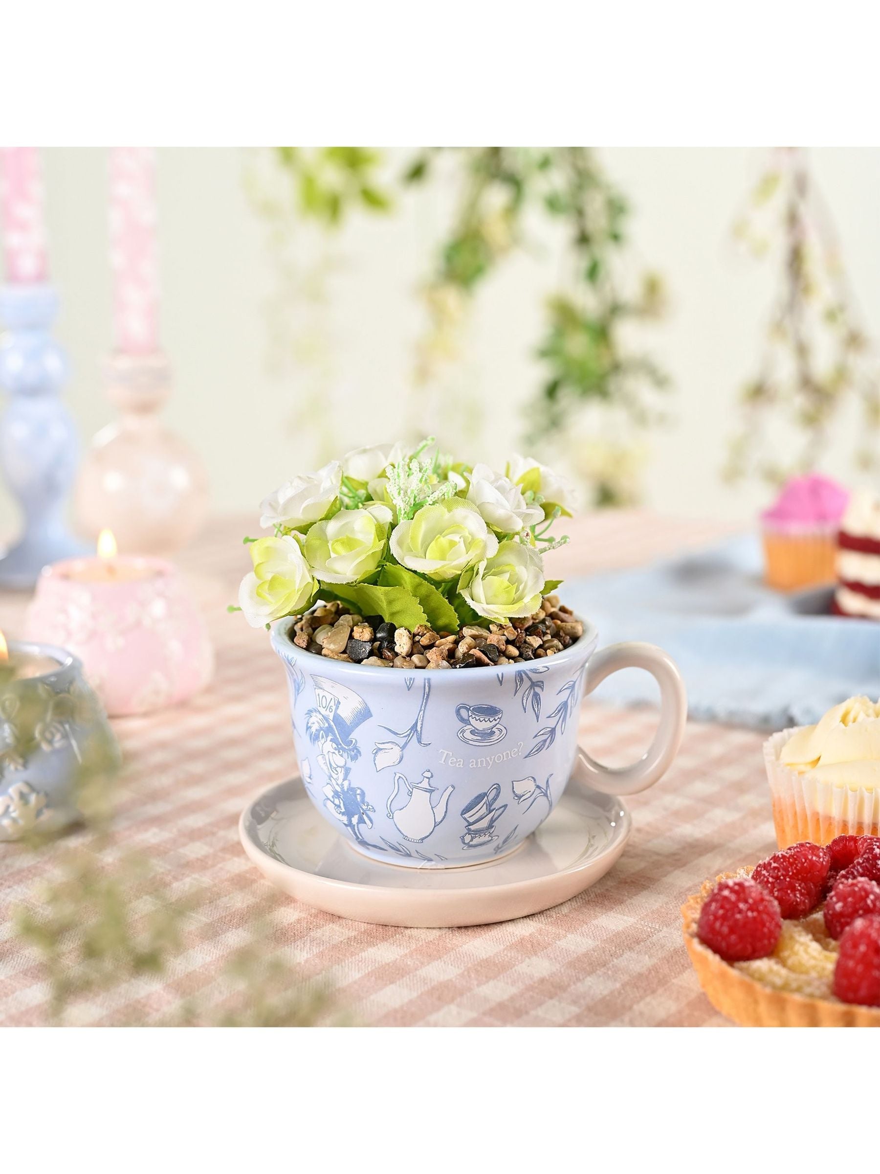 Widdop Disney Alice planter teacup 13cm (British brand)