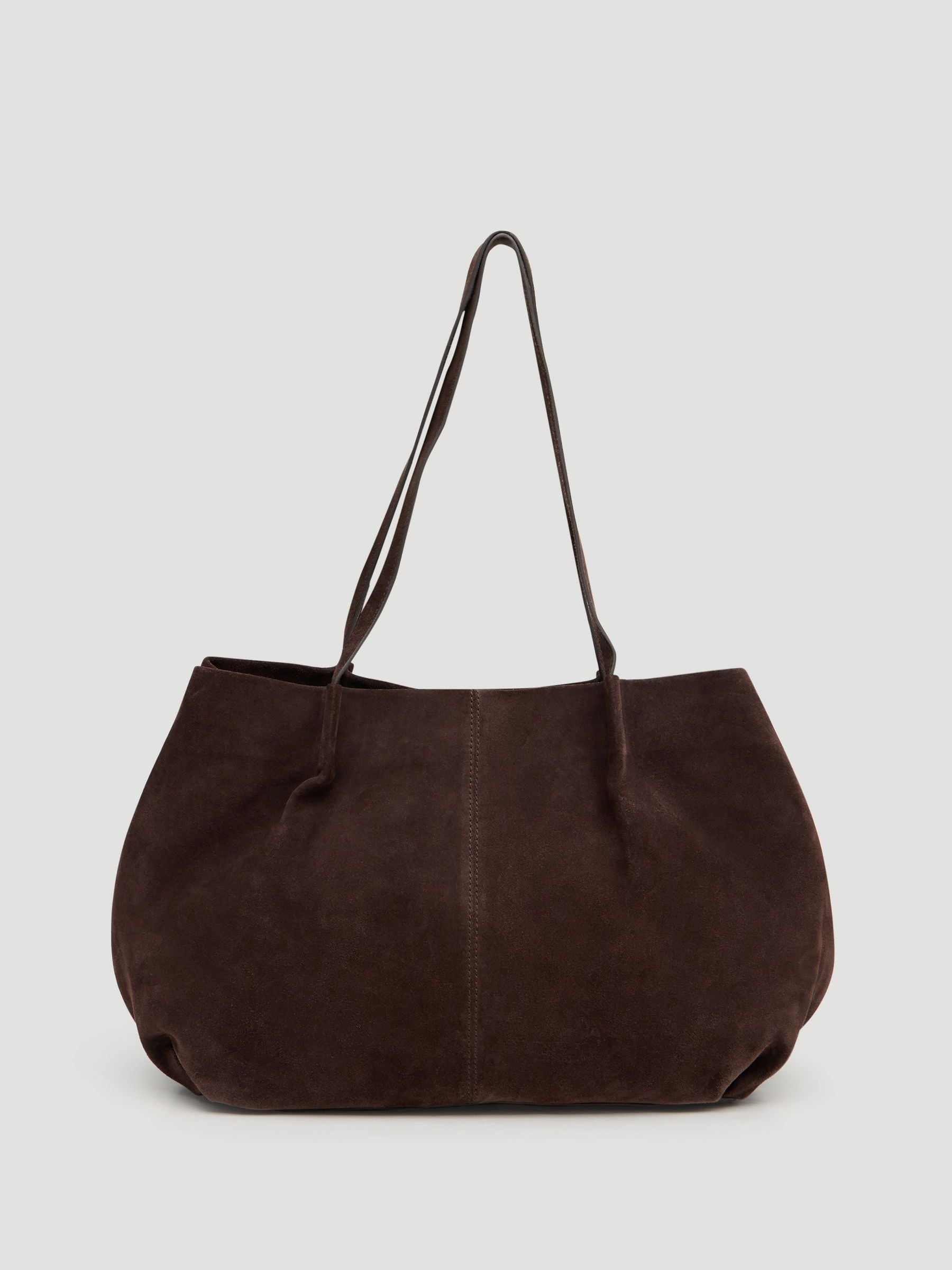 Hush brown suede wing bag, imported from the UK