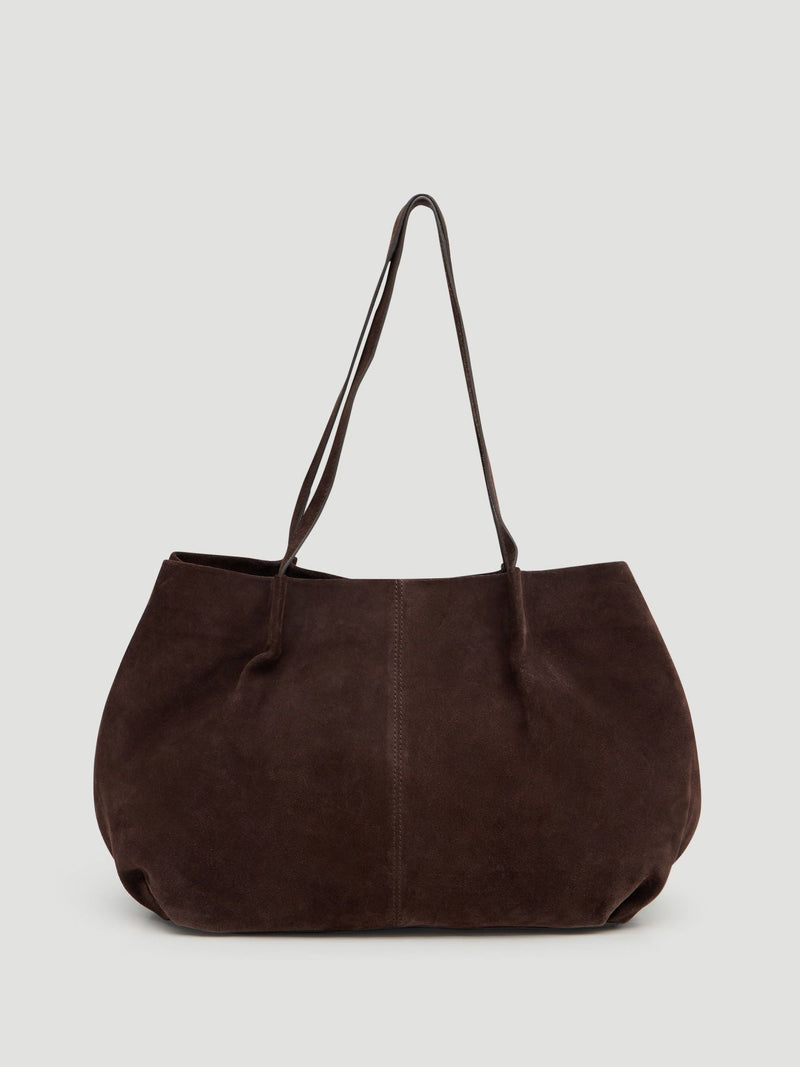 Hush brown suede wing bag, imported from the UK