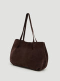 Hush brown suede wing bag, imported from the UK
