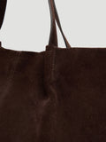 Hush brown suede wing bag, imported from the UK