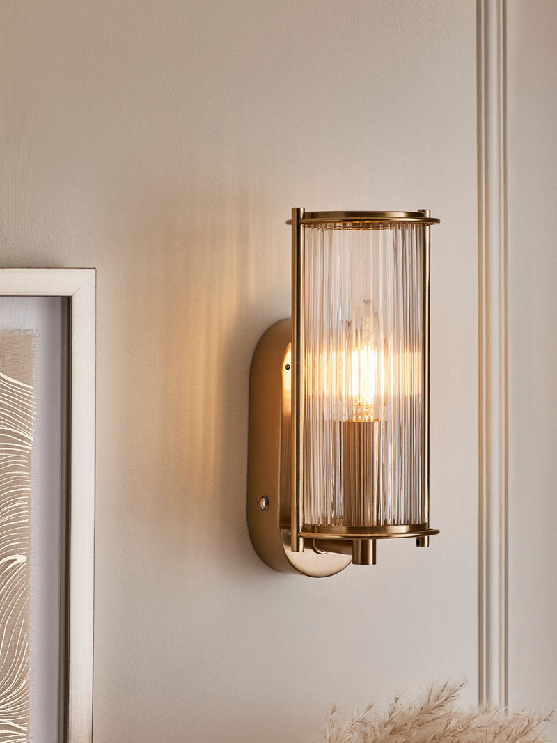 Brass Hertford Rechargeable Wall Light
