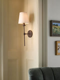 Bronze Carolina 1 Light Wall Light, 45cm Height