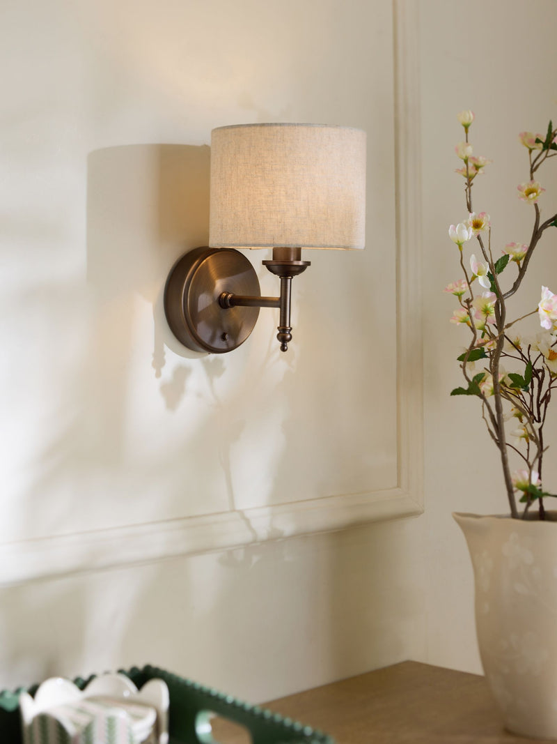Bronze Upton Rechargeable Wall Light