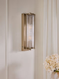 Brass Hertford 2 Light Rechargeable Wall Light