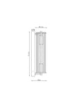 Brass Hertford 2 Light Rechargeable Wall Light
