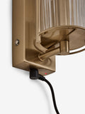 Brass Hertford 2 Light Rechargeable Wall Light