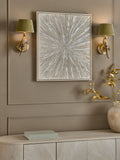 Gold Coco parrot rechargeable wall light left hand, UK version