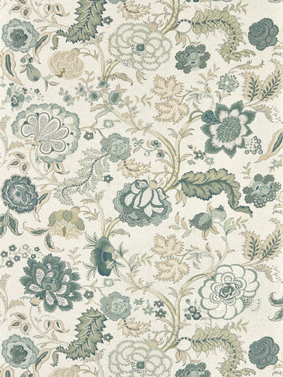 Next Sanderson Yew Green Highgrove Salisbury Wallpaper Sample A4- Buy online at McGrocer