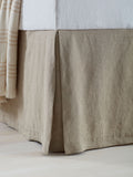 Secret Linen Store natural 100% linen valance, imported from the UK