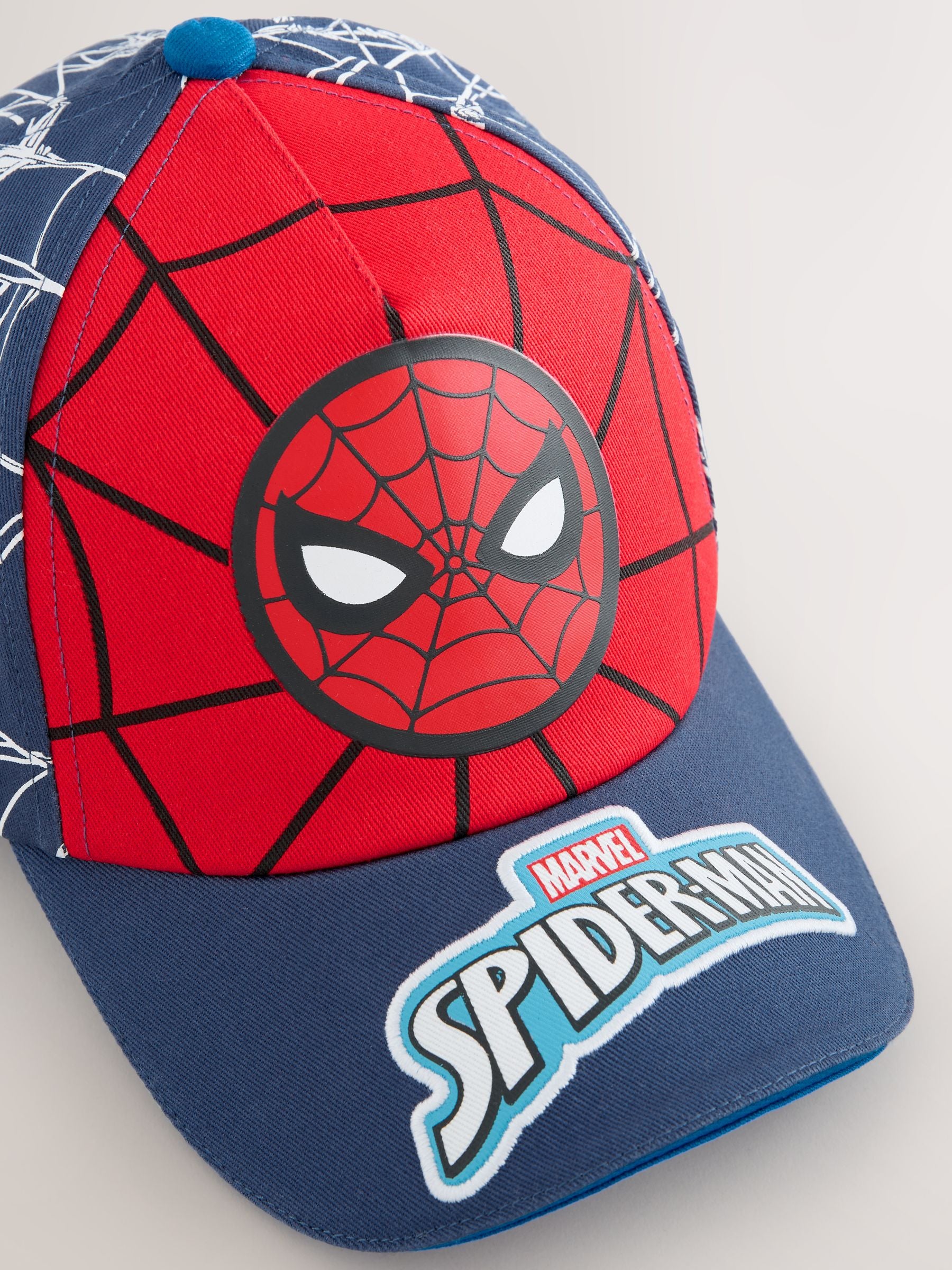 Spiderman Marvel red and blue cap for kids, imported from the UK
