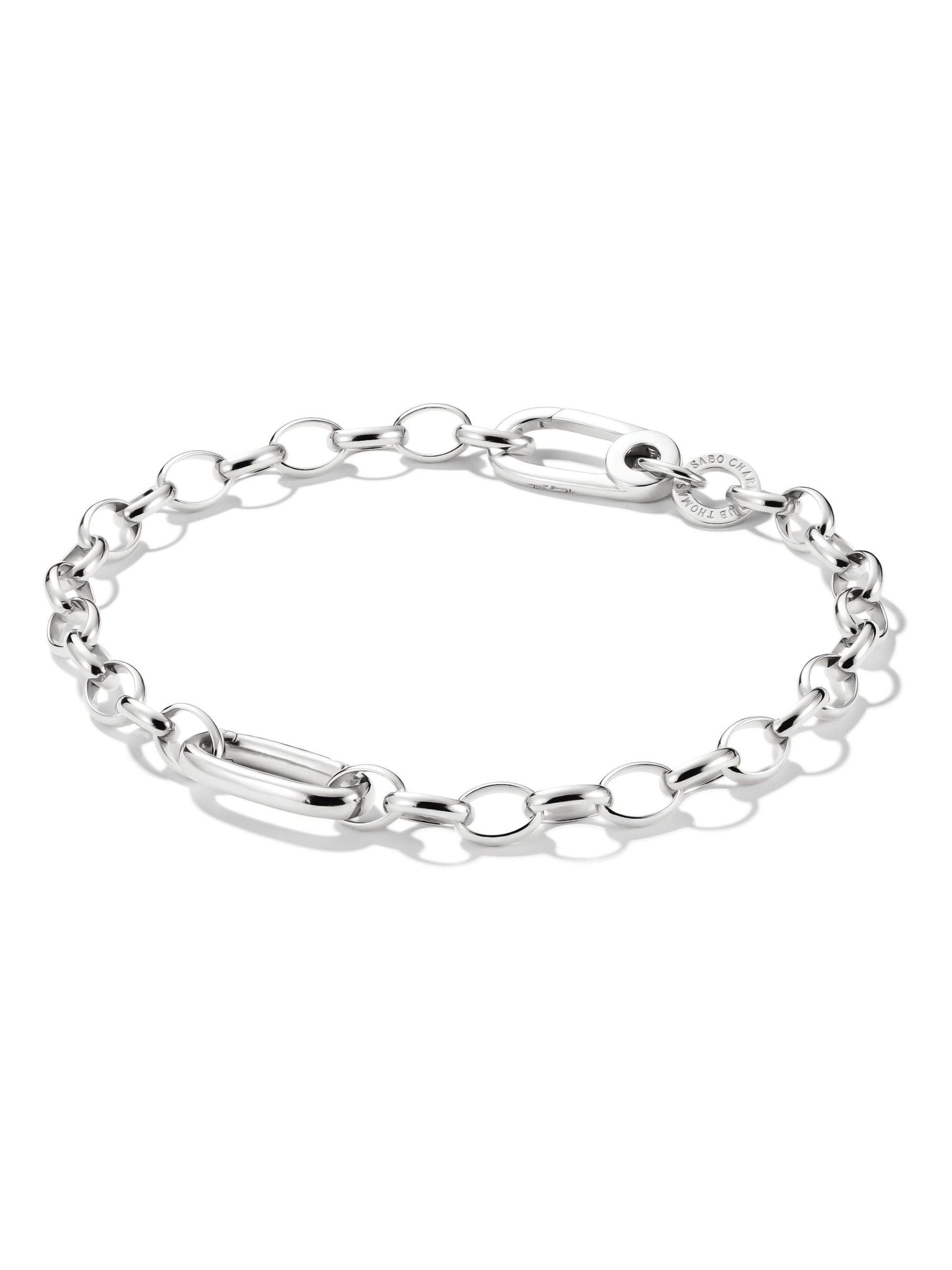 Thomas Sabo Silver Plated Charm Connect Link Bracelet