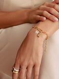 Thomas Sabo gold tone charm bracelet 19cm (British brand)